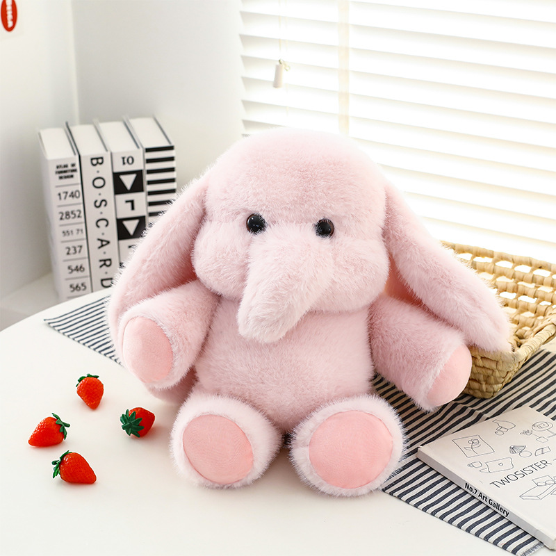 Running Pink Elephant Plushie